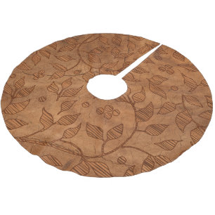 Imitation Wood with Struktur of Lövs Julgransmatta Borstad Polyester