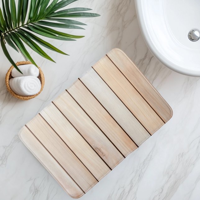 Imitation Wooden Slat Badrumsmatta (Skapare uppladdad)
