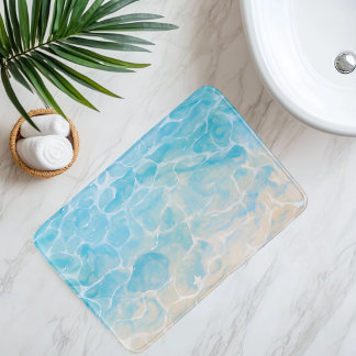 Imiterad strand sand sjöstjärna anime stil badrumsmatta