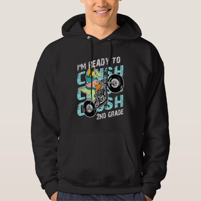 IMM-Redo för att krossa andra Klass Back to school Hoodie (Framsida)