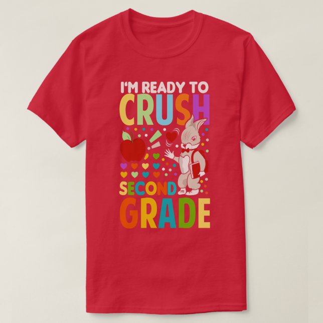 IMM-Redo för att krossa andra Klass Back to school T Shirt (Design framsida)