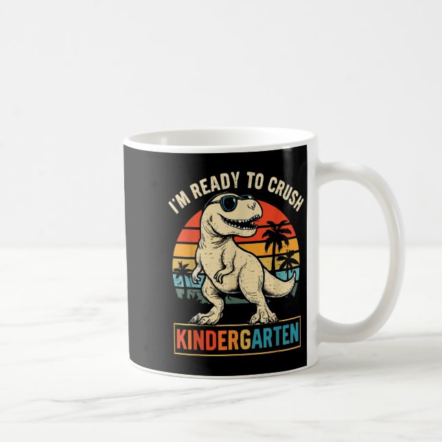 IMM-Redo för att krossa Kindergarten Dinosaur till Kaffemugg (Höger)