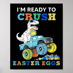 IMM-Redo för att krossa Påskägg Monster Lastbil T Poster
