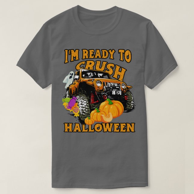 IMM-Redo till Crush Halloween Day 2021 Monster Las T Shirt (Design framsida)