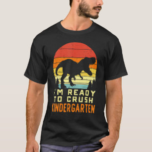 IMM-Redo till Crush Kindergarten Trex Dino Retro F T Shirt