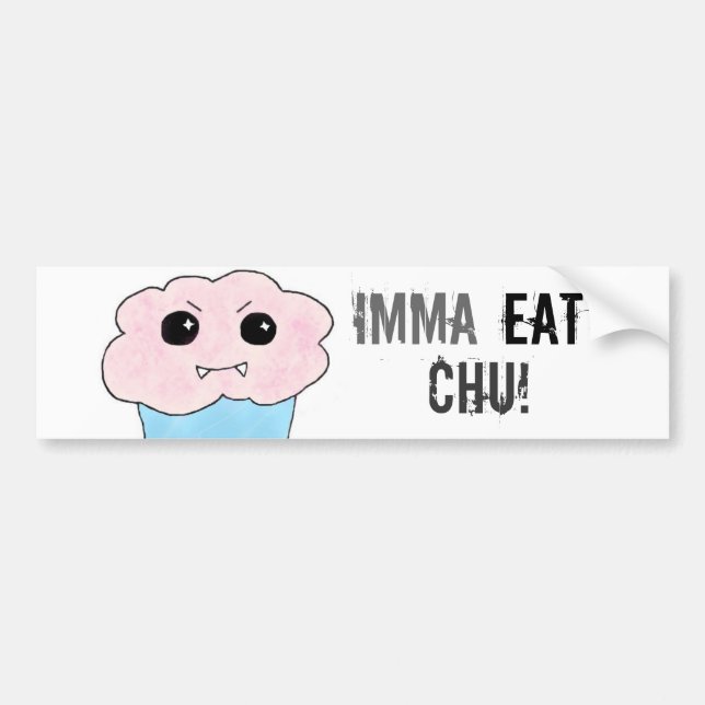 Imma äter Chu! Bildekal (Framsidan)