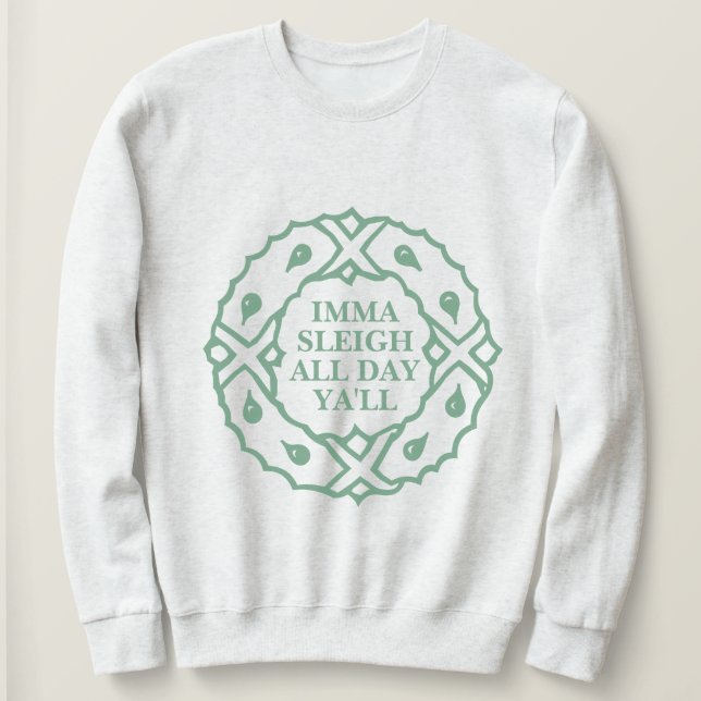 Imma Sleigh hela dagen T Shirt (Design framsida)