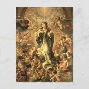 Immaculate Conception, 1670-1672 Vykort