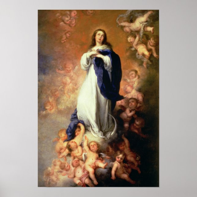 Immaculate Conception of the Escorial, 1678 Poster (Framsidan)