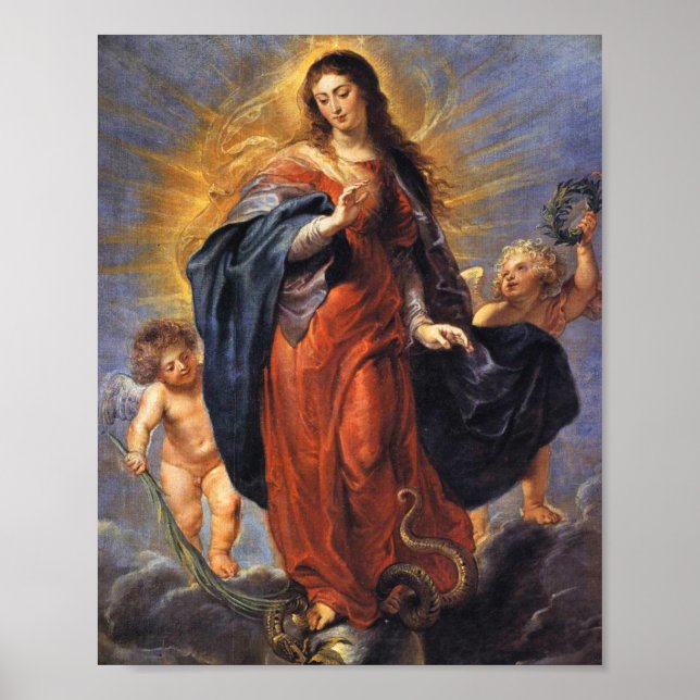 Immaculate Conception - Peter Paul Rubens Poster (Framsidan)