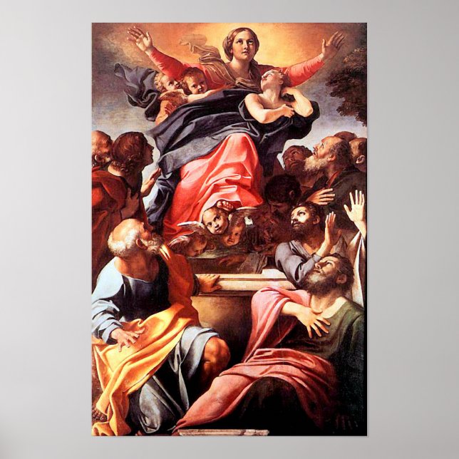 Immaculate Conception Virgin Mary Assumption 01 Poster (Framsidan)