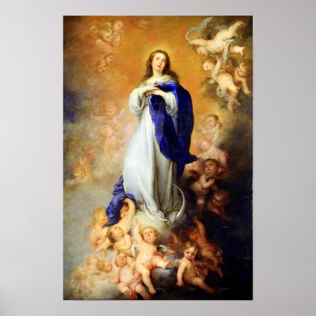 Immaculate Conception Virgin Mary Assumption 04 Poster (Framsidan)