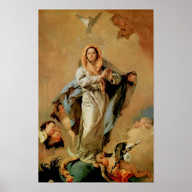 Immaculate Conception Virgin Mary Assumption 07 Poster (Framsidan)