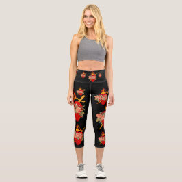 Immaculate Heart Capri Leggings