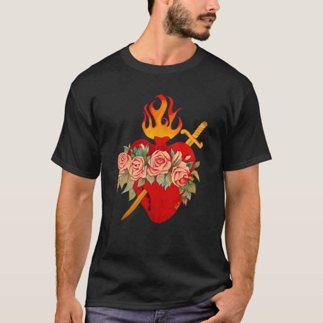 Immaculate Heart of Mary Shirt T (Framsida)
