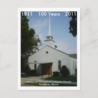Immanuel 100 år vykort