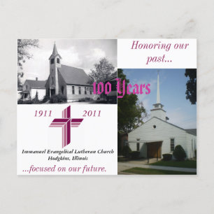 Immanuel 100-årsdagen vykort
