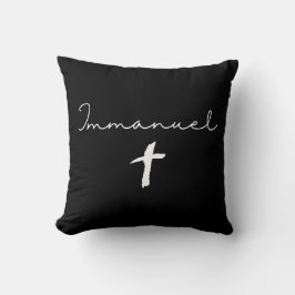 Immanuel Christmas Script with Cross Kudde
