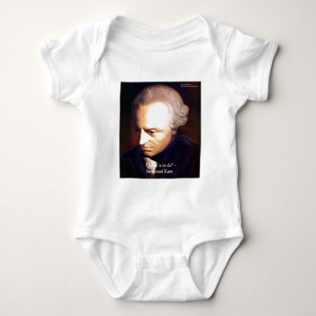 Immanuel Kant "Att Göra" Visdomspresenter & T-shir Tröja (Framsida)