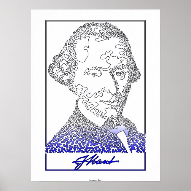 Immanuel Kant. Grundare av tysk filosofi. [002] Poster (Framsidan)