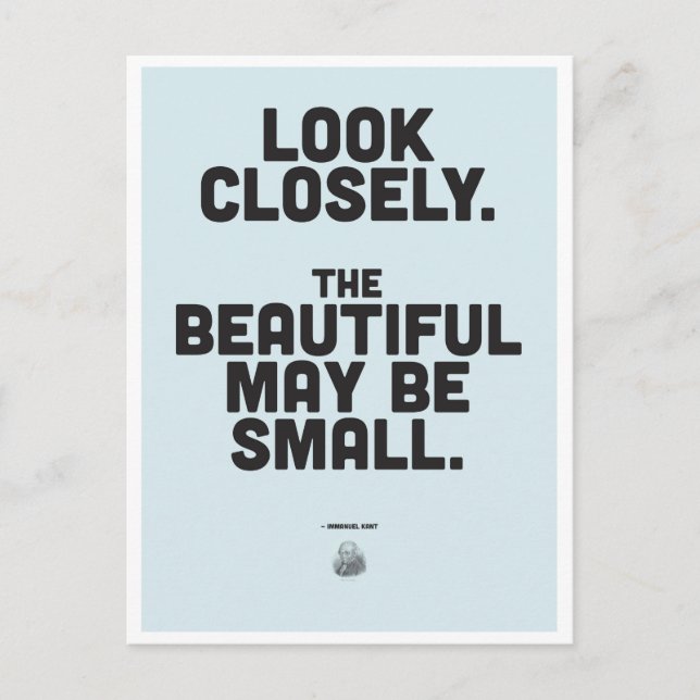 Immanuel Kant-inspirationsoffert Vykort (Framsida)