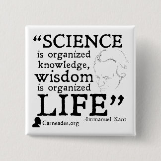 Immanuel Kant kvadrerar knäppas Knapp