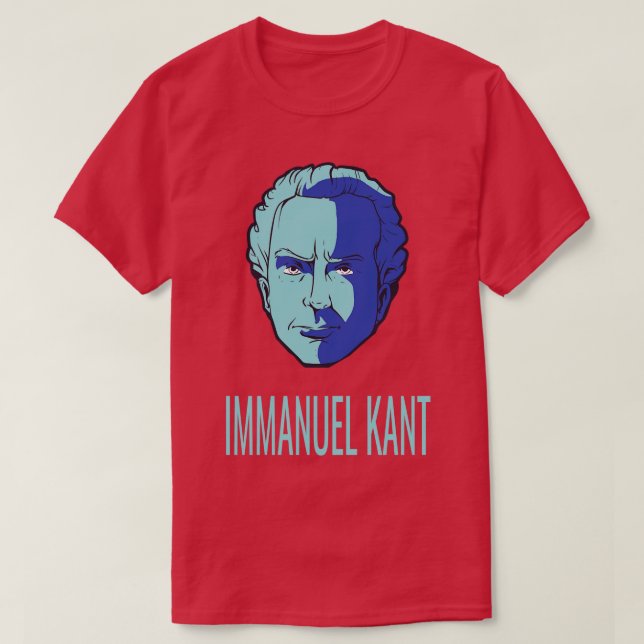 Immanuel Kant Philosopher Writer 1 T Shirt (Design framsida)
