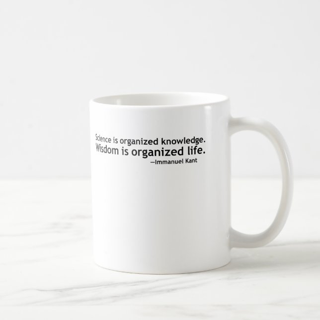 Immanuel Kant Quotation Kaffemugg (Höger)