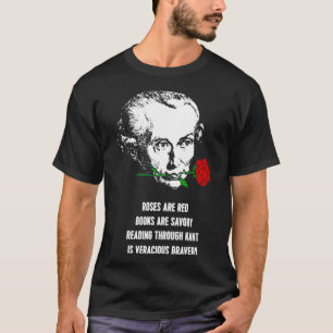 Immanuel Kant Ro är Red Philosophy Dikt T Shirt