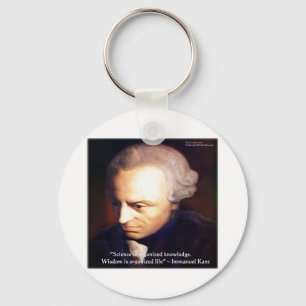 Immanuel Kant Science Vs Knowledge Quote Gifts Nyckelring