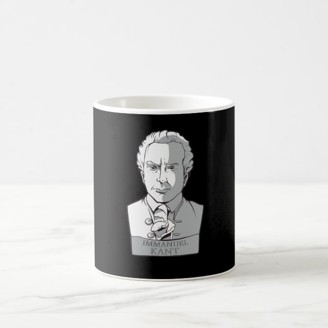 Immanuel Kant Statue Kaffemugg (Center)