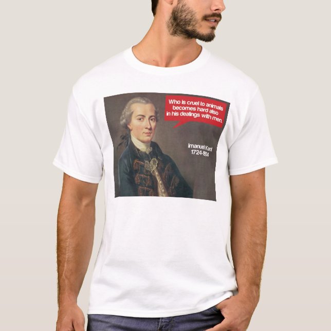 Immanuel Kant T skjorta Tröja (Framsida)