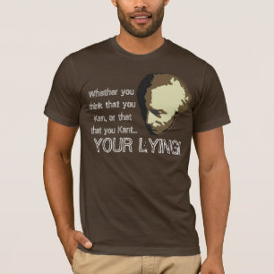 Immanuel Kant tänker du dig den Kant T skjortan T Shirt