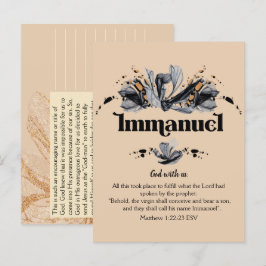Immanuel | Namn av Gud Bible Vykort