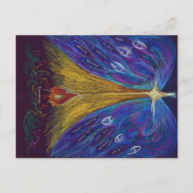 Immanuel Oil Pastel av Christina Wert, Vykort (Framsida)