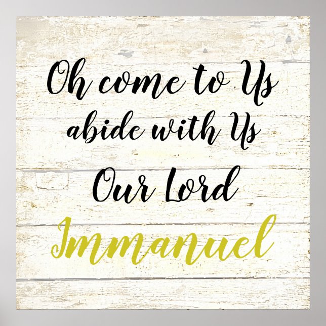 Immanuel  poster (Framsidan)
