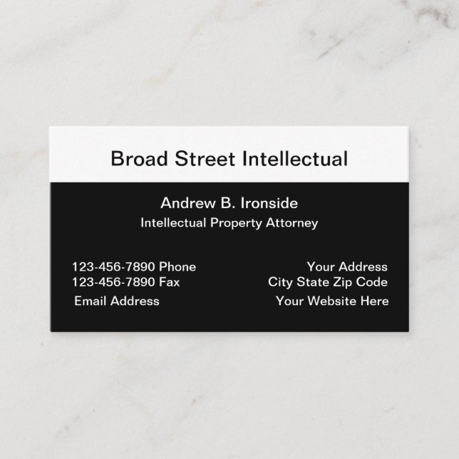 Immateriellrättsadvokat Visitkort (Framsida)