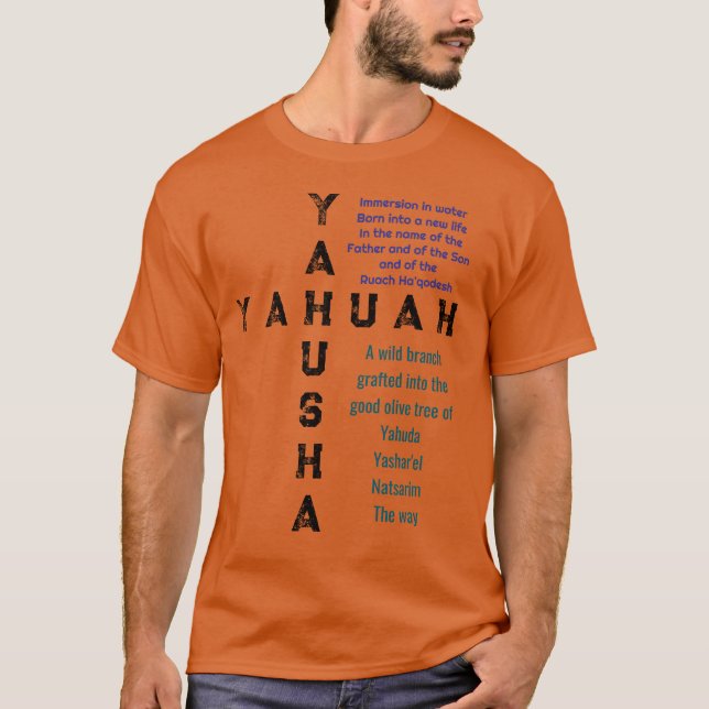 Immersion Yahuah Yahusha T Shirt (Framsida)