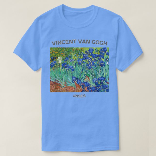 Immersive Van Gogh Irises T Shirt (Design framsida)