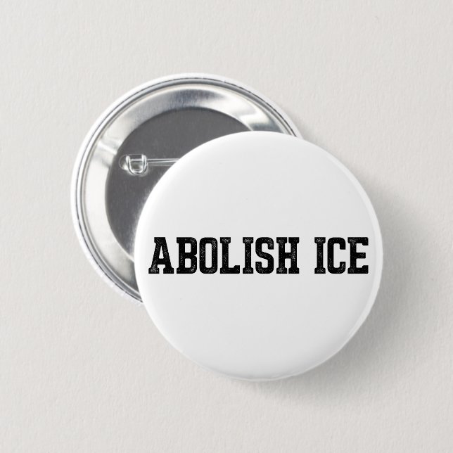 Immigration Abolish ICE Knapp (Framsida & baksida)