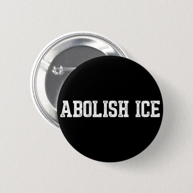 Immigration Abolish ICE Knapp (Framsida & baksida)