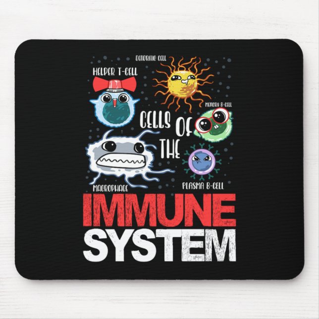Immune System Cells Biology Cell Science Funny Musmatta (Framsidan)