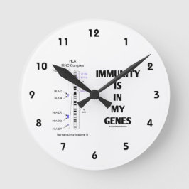 Immuniteten finns i mina gener (immunologisk kromo rund klocka
