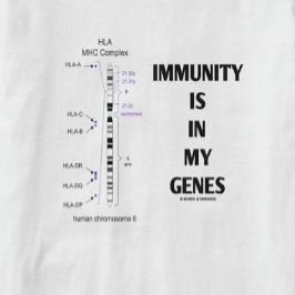 Immuniteten finns i mina gener (immunologisk kromo t shirt