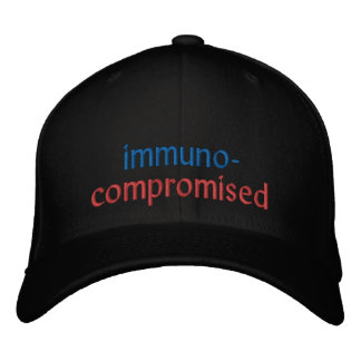 Immunkomprometterad basebollmössa broderad keps