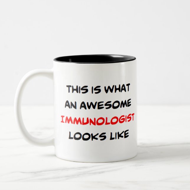 immunolog, fantastisk Två-Tonad mugg (Vänster)