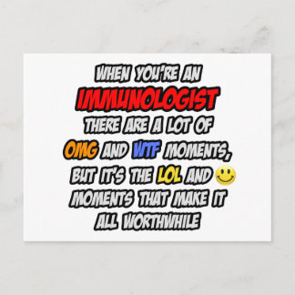 Immunolog ... OMG WTF LOL Vykort