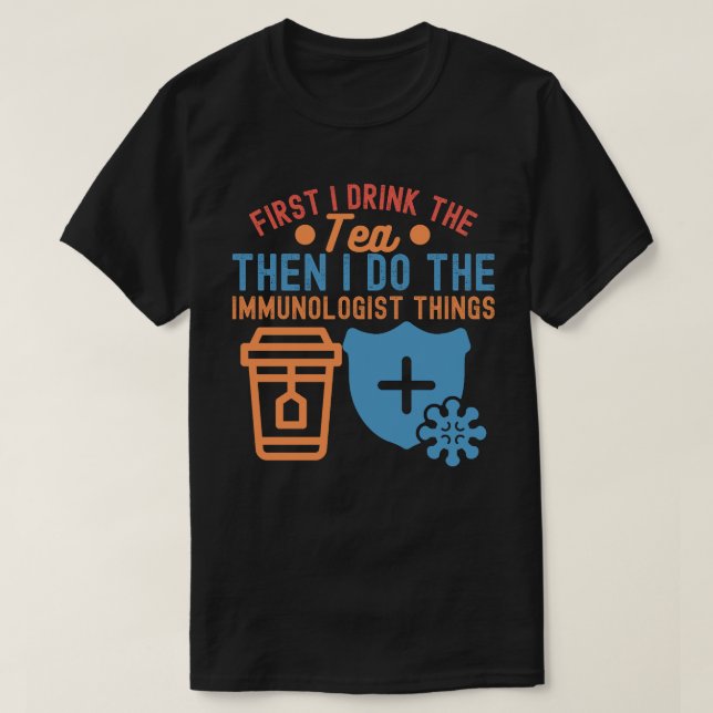 Immunologi-citat3, Immunologivetare T Shirt (Design framsida)