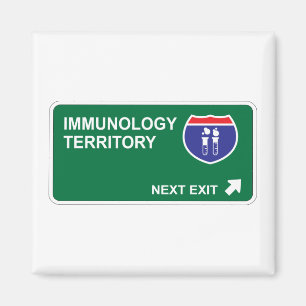 Immunologi därefter går ut magnet
