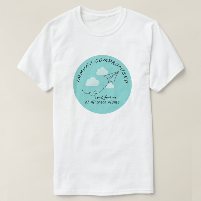 Immunsystemet Kompromiss T-Shirt Vuxen 2 (Design framsida)